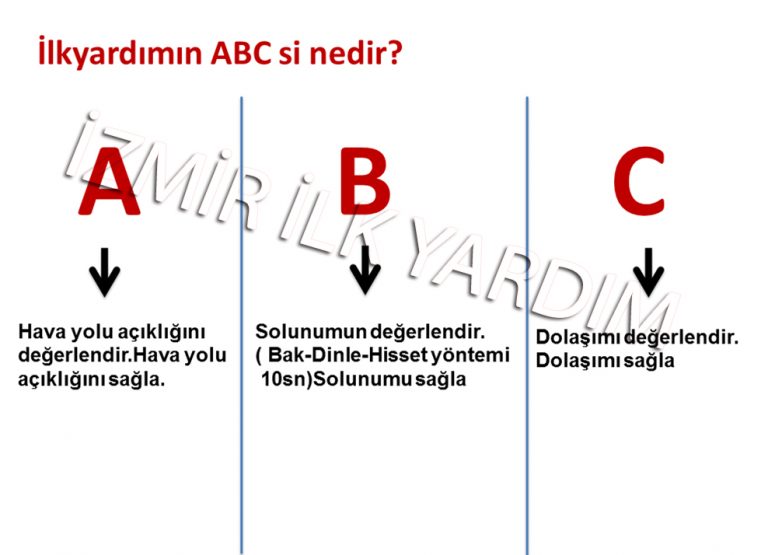 İlk Yardım A-B-C Si Ne Demektir? | İzmir İlk Yardım Eğitimi | İlk ...